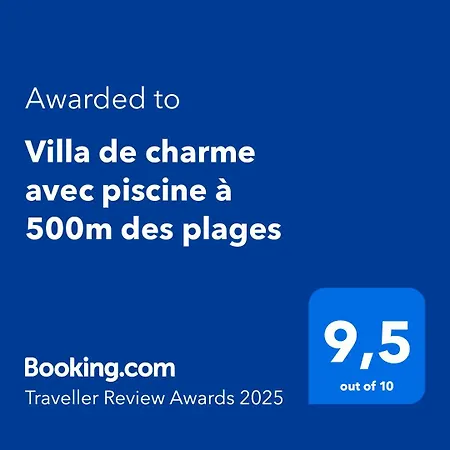 Villa De Charme Avec Piscine A 500m Des Plages